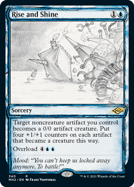 mtg sketch cards Magic: the Gathering - Garth One-Eye (365) - Showcase (Sketch Art) sacrifice a creature other than this creature Rise and Shine (Sketch) -