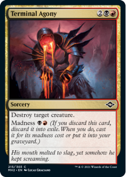 Terminal Agony (FOIL) - MODERN HORIZONS 2 - 215/303 - Magic the Gathering Single Card