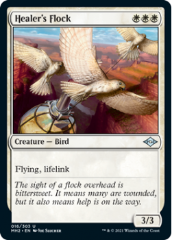 Healer's Flock (FOIL) - MODERN HORIZONS 2 - 016/303 - Magic the Gathering Single Card