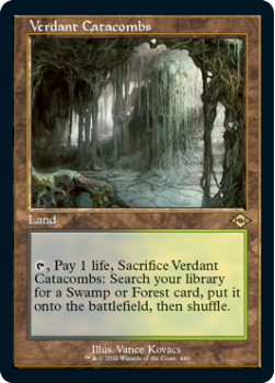 Verdant Catacombs (Retro Frame) (FOIL) - MODERN HORIZONS 2 - Magic the Gathering Single Card