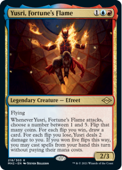 Yusri, Fortune's Flame - MODERN HORIZONS 2 - 218/303 - Magic the Gathering Single Card