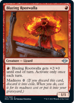 Blazing Rootwalla - MODERN HORIZONS 2 - 115/303 - Magic the Gathering Single Card