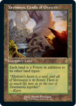 Yavimaya, Cradle of Growth (Retro Frame) - MODERN HORIZONS 2 - Magic the Gathering Single Card