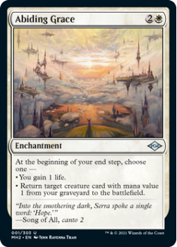 Abiding Grace - MODERN HORIZONS 2 - 001/303 - Magic the Gathering Single Card