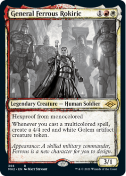 General Ferrous Rokiric (Sketch) (FOIL) - MODERN HORIZONS 2 - 366 - Magic the Gathering Single Card