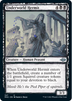 Underworld Hermit (Sketch) - MODERN HORIZONS 2 - 347 - Magic the Gathering Single Card