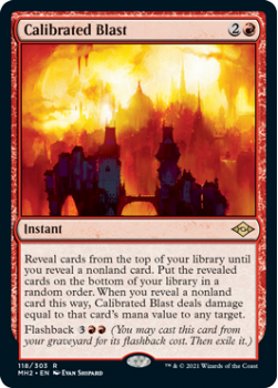 Calibrated Blast - MODERN HORIZONS 2 - 118/303 - Magic the Gathering Single Card
