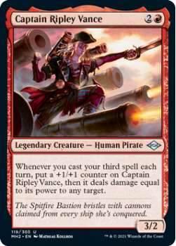 Captain Ripley Vance (FOIL) - MODERN HORIZONS 2 - 119/303 - Magic the Gathering Single Card