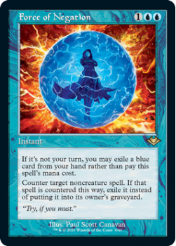 Force of Negation (Retro Frame) (FOIL) - Modern Horizons - Magic the Gathering Single Card