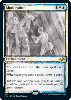 Moderation (Sketch) (FOIL) - MODERN HORIZONS 2 - 371 - Magic the Gathering Single Card