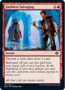 Faithless Salvaging (FOIL) - MODERN HORIZONS 2 - 122/303 - Magic the Gathering Single Card