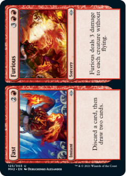 Fast // Furious (FOIL) - MODERN HORIZONS 2 - 123/303 - Magic the Gathering Single Card