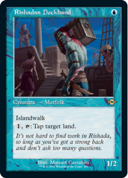 Rishadan Dockhand (Retro Frame) (FOIL) - MODERN HORIZONS 2 - Magic the Gathering Single Card