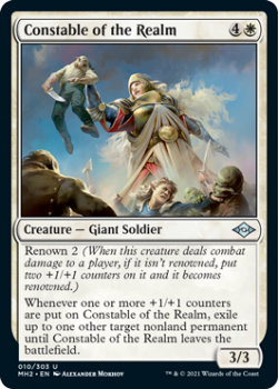 Constable of the Realm (FOIL) - MODERN HORIZONS 2 - 010/303 - Magic the Gathering Single Card