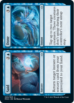 Said // Done (FOIL) - MODERN HORIZONS 2 - 060/303 - Magic the Gathering Single Card