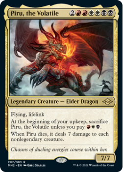 Piru, the Volatile - MODERN HORIZONS 2 - 207/303 - Magic the Gathering Single Card