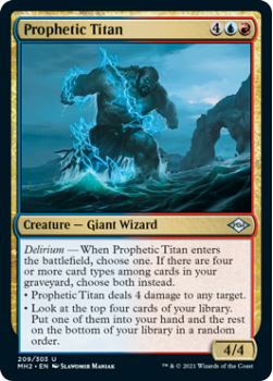 Prophetic Titan (FOIL) - MODERN HORIZONS 2 - 209/303 - Magic the Gathering Single Card