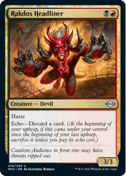 Rakdos Headliner (FOIL) - MODERN HORIZONS 2 - 210/303 - Magic the Gathering Single Card