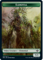 Elemental Token // Food Token - Double Sided Tokens (FOIL) - MODERN HORIZONS 2 - Magic the Gathering Single Card