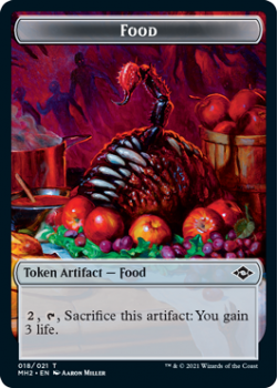 Food Token - MODERN HORIZONS 2 - 018/021 - Magic the Gathering Single Card