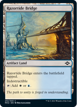 Razortide Bridge (FOIL) - MODERN HORIZONS 2 - 252/303 - Magic the Gathering Single Card