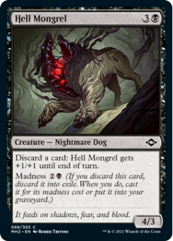 Hell Mongrel (FOIL) - MODERN HORIZONS 2 - 088/303 - Magic the Gathering Single Card