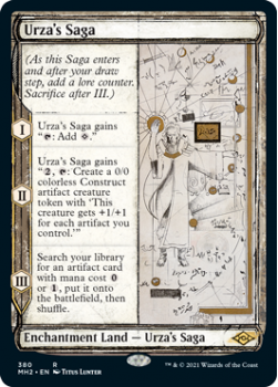 Urza's Saga (Sketch) (FOIL) - MODERN HORIZONS 2 - 380 - Magic the Gathering Single Card