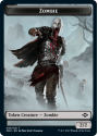 Zombie Token // Treasure Token - Double Sided Tokens (FOIL) - MODERN HORIZONS 2 - Magic the Gathering Single Card