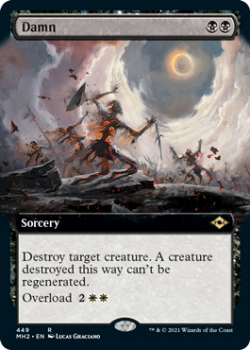 Damn (BORDERLESS) (FOIL) - MODERN HORIZONS 2 - 449 - Magic the Gathering Single Card