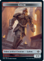 Golem Token // Treasure Token - Double Sided Tokens (FOIL) - MODERN HORIZONS 2 - Magic the Gathering Single Card