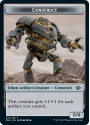 Construct Token // Squirrel Token - Double Sided Tokens (FOIL) - MODERN HORIZONS 2 - Magic the Gathering Single Card