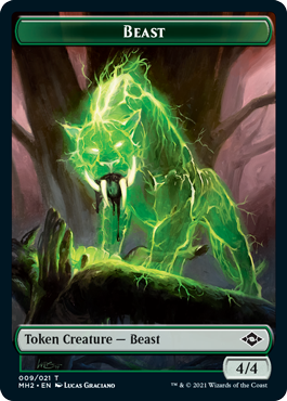 Beast Token - MODERN HORIZONS 2 - 009/021 - Magic the Gathering Single Card Beast Token - MODERN HORIZONS 2 - 009/021 - Magic the Gathering Single Card