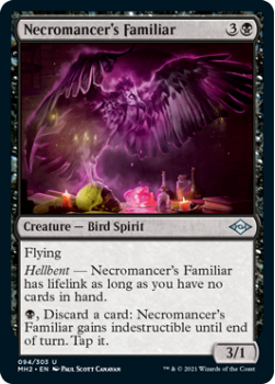 Necromancer's Familiar (FOIL) - MODERN HORIZONS 2 - 094/303 - Magic the Gathering Single Card