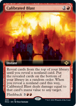 Calibrated Blast (BORDERLESS) - MODERN HORIZONS 2 - 456 - Magic the Gathering Single Card