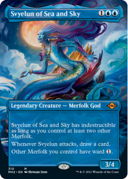 Svyelun of Sea and Sky (BORDERLESS) - MODERN HORIZONS 2 - 310 - Magic the Gathering Single Card