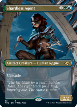 Shardless Agent (BORDERLESS) - MODERN HORIZONS 2 - 321 - Magic the Gathering Single Card