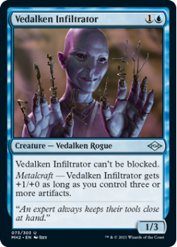 Vedalken Infiltrator (FOIL) - MODERN HORIZONS 2 - 073/303 - Magic the Gathering Single Card