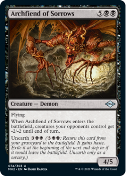 Archfiend of Sorrows (FOIL) - MODERN HORIZONS 2 - 074/303 - Magic the Gathering Single Card