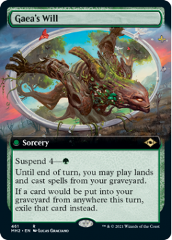 Gaea's Will (BORDERLESS) - MODERN HORIZONS 2 - 461 - Magic the Gathering Single Card