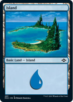 Island (FOIL) - MODERN HORIZONS 2 - 483 - Magic the Gathering Single Card