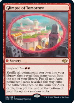 Glimpse of Tomorrow (FOIL) - MODERN HORIZONS 2 - 129/303 - Magic the Gathering Single Card
