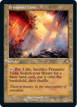Prismatic Vista (Retro Frame) (Etched) - Modern Horizons - Magic the Gathering Single Card