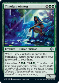 Timeless Witness (FOIL) - MODERN HORIZONS 2 - 179/303 - Magic the Gathering Single Card