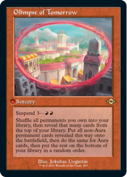Glimpse of Tomorrow (Retro Frame) (FOIL) - MODERN HORIZONS 2 - Magic the Gathering Single Card