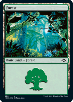 Forest (FOIL) - MODERN HORIZONS 2 - 490 - Magic the Gathering Single Card