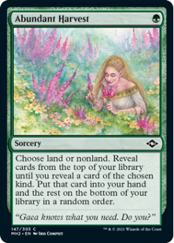 Abundant Harvest (FOIL) - MODERN HORIZONS 2 - 147/303 - Magic the Gathering Single Card