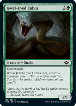 Jewel-Eyed Cobra - MODERN HORIZONS 2 - 168/303 - Magic the Gathering Single Card