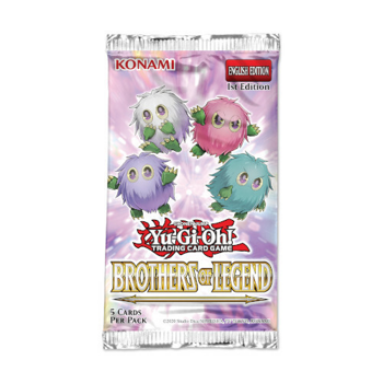 Yu-Gi-Oh! Sealed Booster PACK Brothers of Legend (1st Edition)