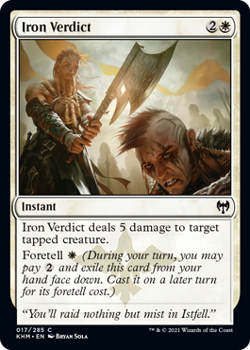 Iron Verdict - KALDHEIM - 017/285 - Magic the Gathering Single Card