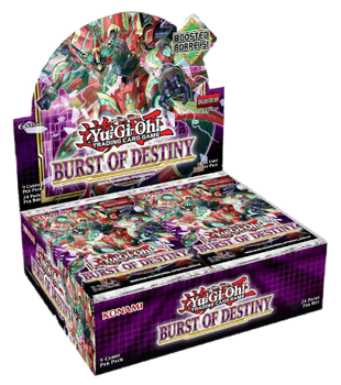 Yu-Gi-Oh! Sealed Booster BOX Burst of Destiny (24 packs) (1st Edition)